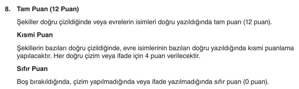 5. Sınıf Fen Bilimleri 2025-2026 1. Dönem 1. Yazılı 8. Soru (Yazılıya Hazırlanıyorum) resmi çözüm görseli