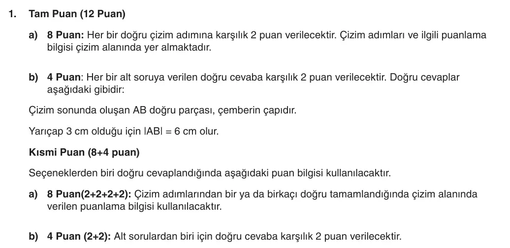 5. Sınıf Matematik 2025-2026 1. Dönem 1. Yazılı 1. Soru (Yazılıya Hazırlanıyorum) resmi çözüm görseli (1/2)