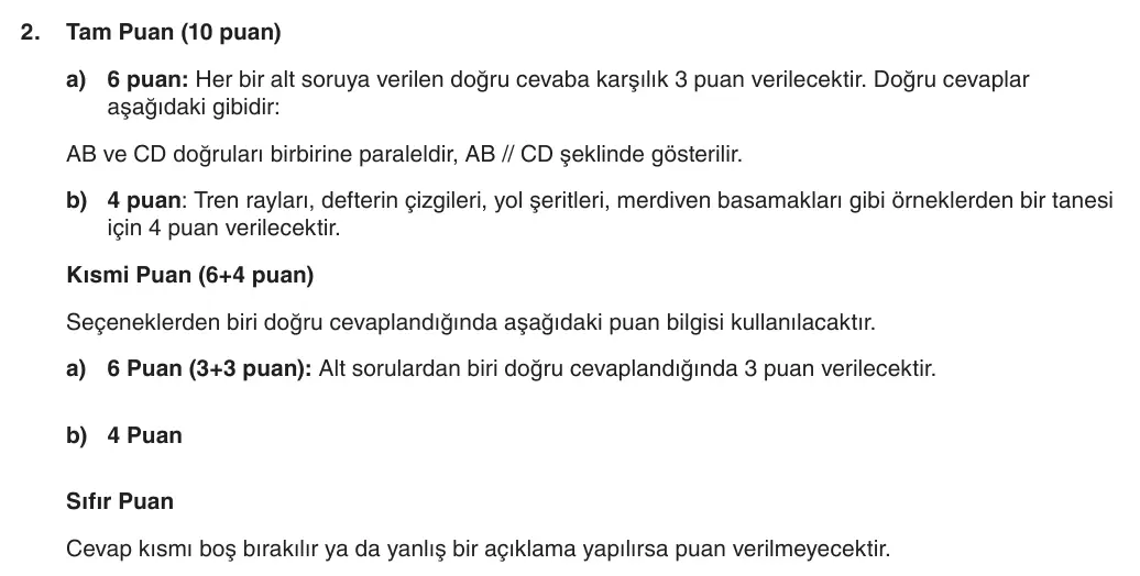 5. Sınıf Matematik 2025-2026 1. Dönem 1. Yazılı 2. Soru (Yazılıya Hazırlanıyorum) resmi çözüm görseli