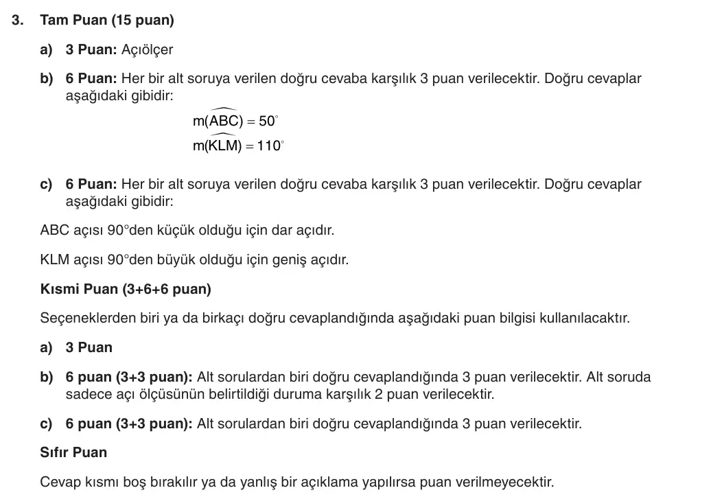 5. Sınıf Matematik 2025-2026 1. Dönem 1. Yazılı 3. Soru (Yazılıya Hazırlanıyorum) resmi çözüm görseli