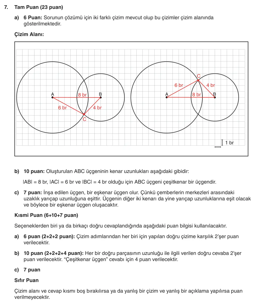 5. Sınıf Matematik 2025-2026 1. Dönem 1. Yazılı 7. Soru (Yazılıya Hazırlanıyorum) resmi çözüm görseli