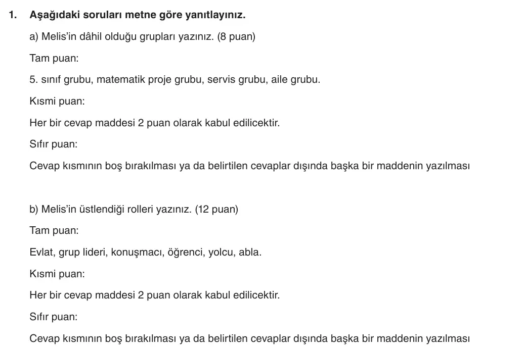 5. Sınıf Sosyal Bilgiler 2025-2026 1. Dönem 1. Yazılı 1. Soru (Yazılıya Hazırlanıyorum) resmi çözüm görseli