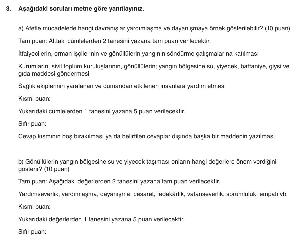 5. Sınıf Sosyal Bilgiler 2025-2026 1. Dönem 1. Yazılı 3. Soru (Yazılıya Hazırlanıyorum) resmi çözüm görseli