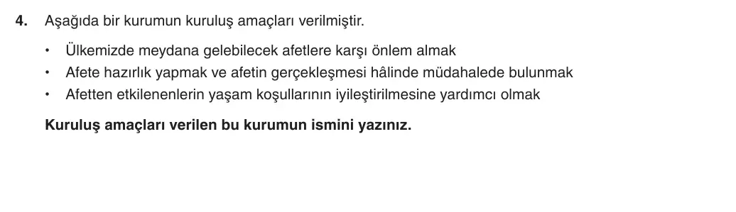 5. Sınıf Sosyal Bilgiler 2025-2026 1. Dönem 1. Yazılı 4. Soru (Yazılıya Hazırlanıyorum) görseli