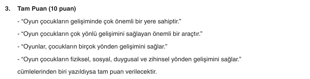 5. Sınıf Türkçe 2025-2026 1. Dönem 1. Yazılı 3. Soru (Yazılıya Hazırlanıyorum) resmi çözüm görseli
