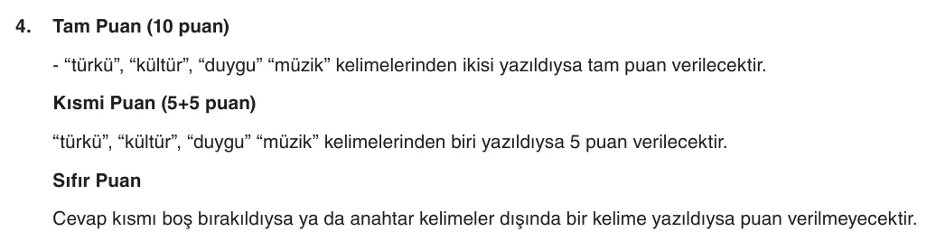 5. Sınıf Türkçe 2025-2026 1. Dönem 1. Yazılı 4. Soru (Yazılıya Hazırlanıyorum) resmi çözüm görseli