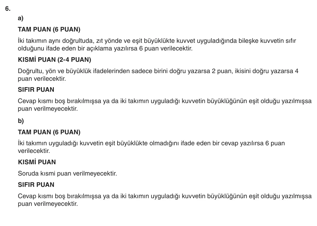 6. Sınıf Fen Bilimleri 2025-2026 1. Dönem 1. Yazılı 6. Soru (Yazılıya Hazırlanıyorum) resmi çözüm görseli