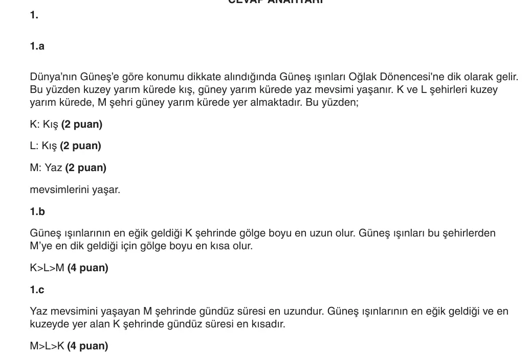 8. Sınıf Fen Bilimleri 2025-2026 1. Dönem 1. Yazılı 1. Soru (Yazılıya Hazırlanıyorum) resmi çözüm görseli (1/2)