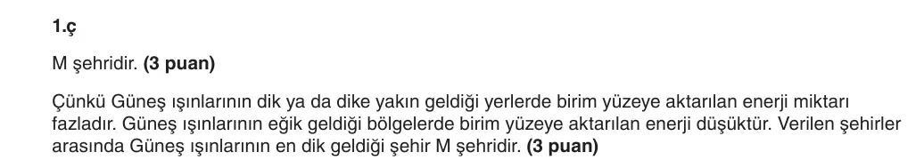 8. Sınıf Fen Bilimleri 2025-2026 1. Dönem 1. Yazılı 1. Soru (Yazılıya Hazırlanıyorum) resmi çözüm görseli (2/2)