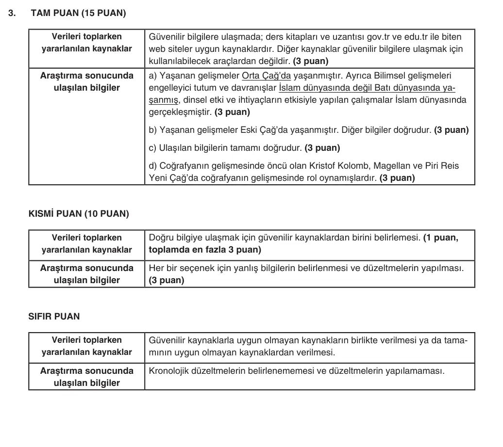 9. Sınıf Coğrafya 2025-2026 1. Dönem 1. Yazılı 3. Soru (Yazılıya Hazırlanıyorum) resmi çözüm görseli