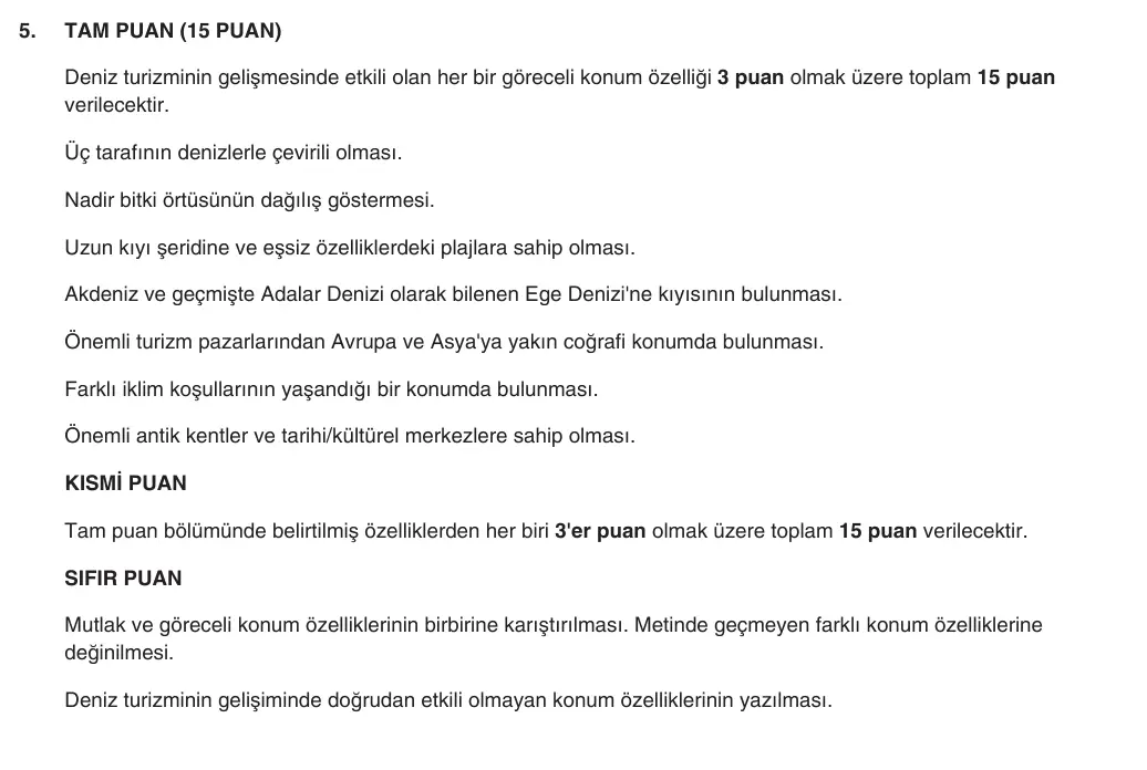 9. Sınıf Coğrafya 2025-2026 1. Dönem 1. Yazılı 5. Soru (Yazılıya Hazırlanıyorum) resmi çözüm görseli