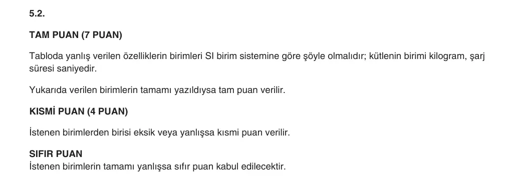 9. Sınıf Fizik 2025-2026 1. Dönem 1. Yazılı 5. Soru (Yazılıya Hazırlanıyorum) resmi çözüm görseli (2/2)