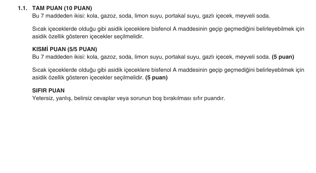 9. Sınıf Kimya 2025-2026 1. Dönem 1. Yazılı 1. Soru (Yazılıya Hazırlanıyorum) resmi çözüm görseli (1/2)