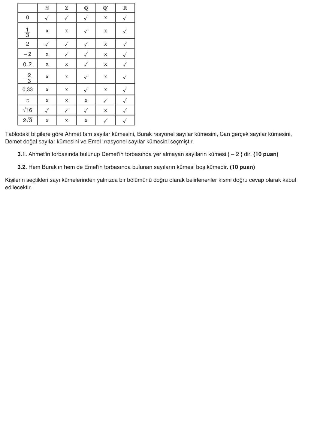 9. Sınıf Matematik 2025-2026 1. Dönem 1. Yazılı 3. Soru (Yazılıya Hazırlanıyorum) resmi çözüm görseli (2/2)