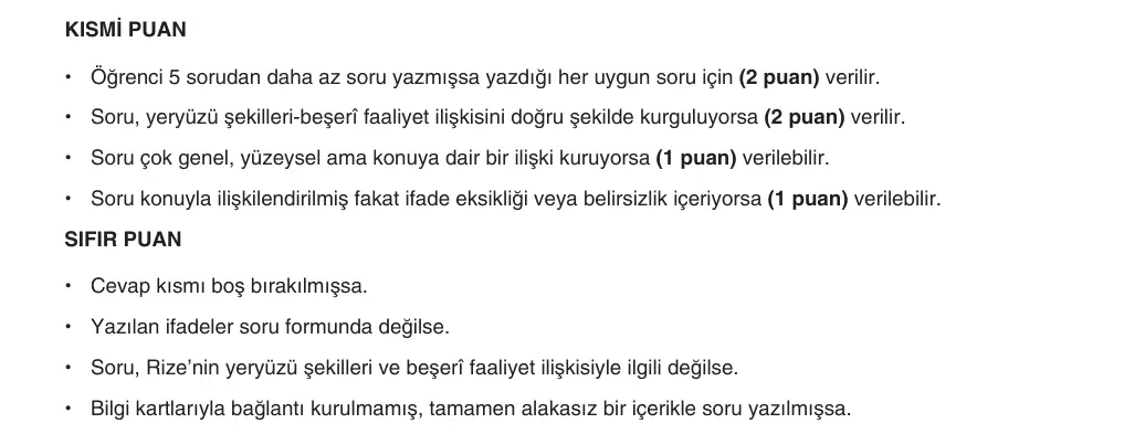 10. Sınıf Coğrafya 2025-2026 1. Dönem 2. Yazılı 7. Soru (Yazılıya Hazırlanıyorum) resmi çözüm görseli (2/2)