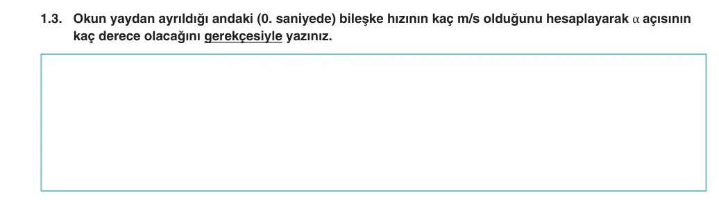 10. Sınıf Fizik 2025-2026 1. Dönem 2. Yazılı 1. Soru (Yazılıya Hazırlanıyorum) görseli (2/2)