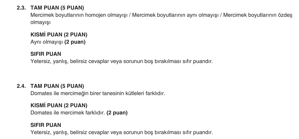 10. Sınıf Kimya 2025-2026 1. Dönem 2. Yazılı 2. Soru (Yazılıya Hazırlanıyorum) resmi çözüm görseli (2/2)