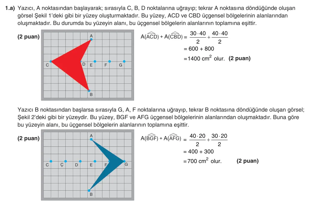 10. Sınıf Matematik 2025-2026 1. Dönem 2. Yazılı 1. Soru (Yazılıya Hazırlanıyorum) resmi çözüm görseli (1/2)