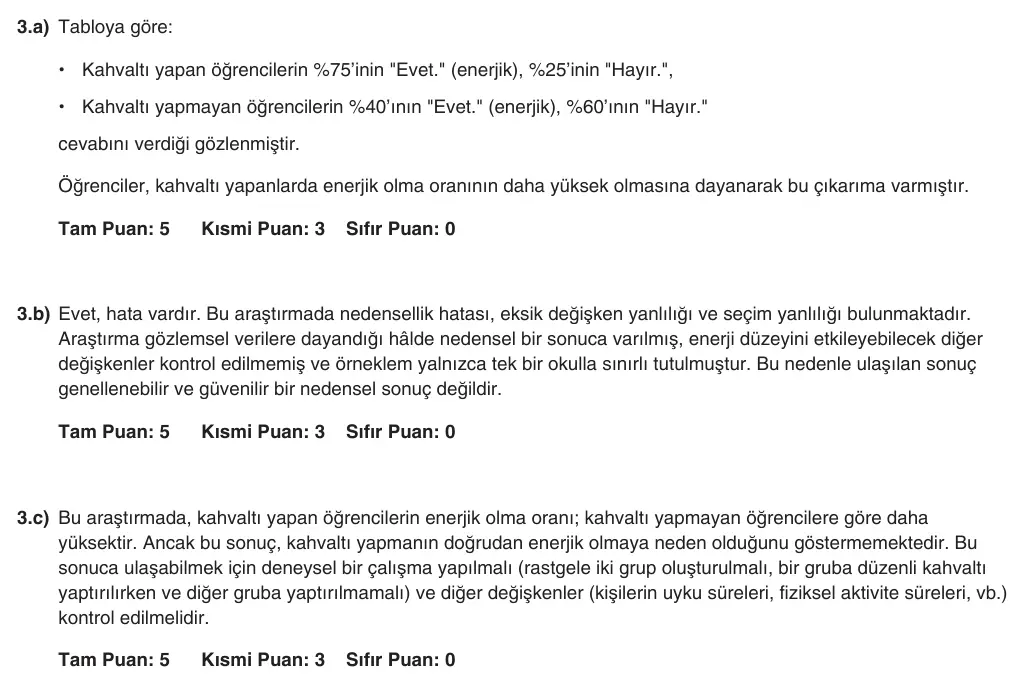 10. Sınıf Matematik 2025-2026 1. Dönem 2. Yazılı 3. Soru (Yazılıya Hazırlanıyorum) resmi çözüm görseli