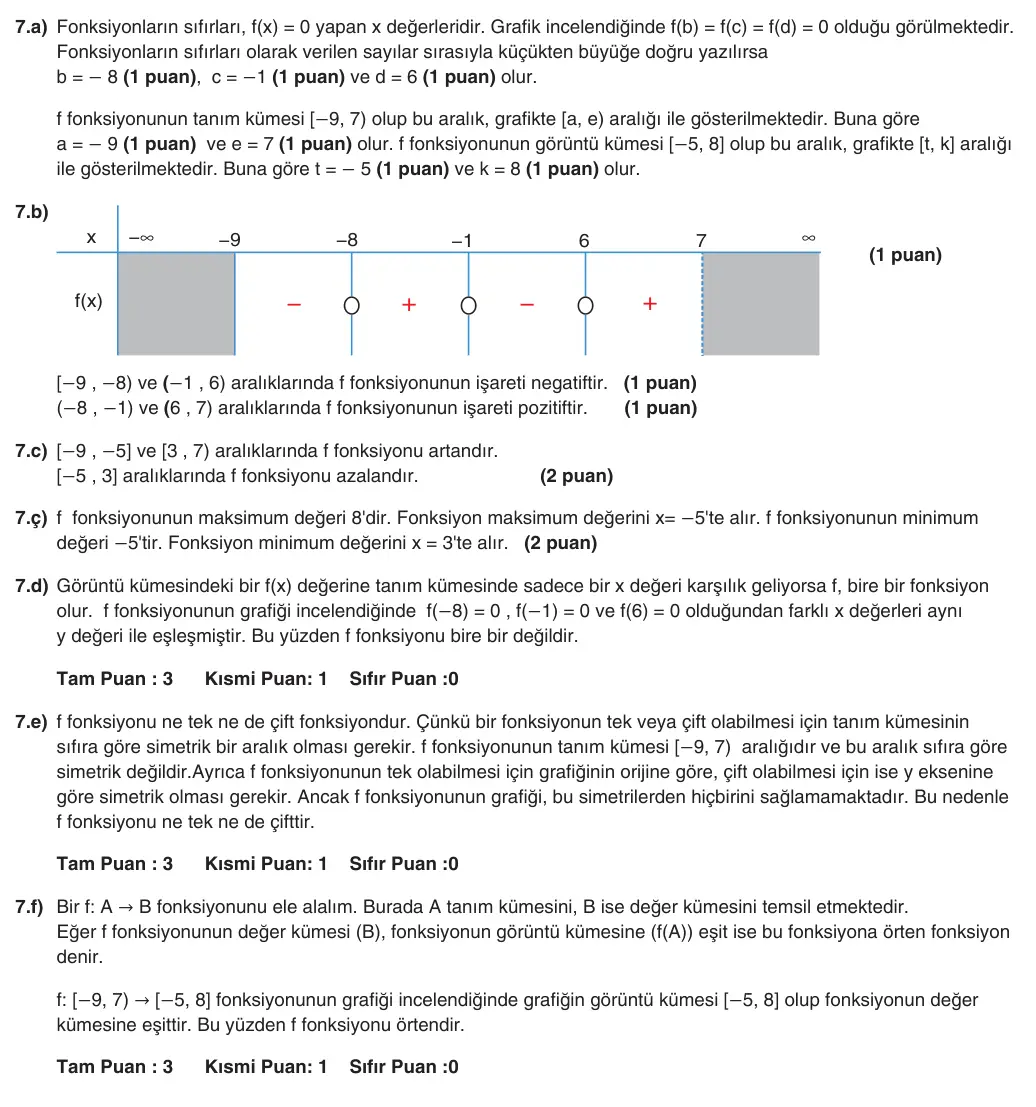 10. Sınıf Matematik 2025-2026 1. Dönem 2. Yazılı 7. Soru (Yazılıya Hazırlanıyorum) resmi çözüm görseli