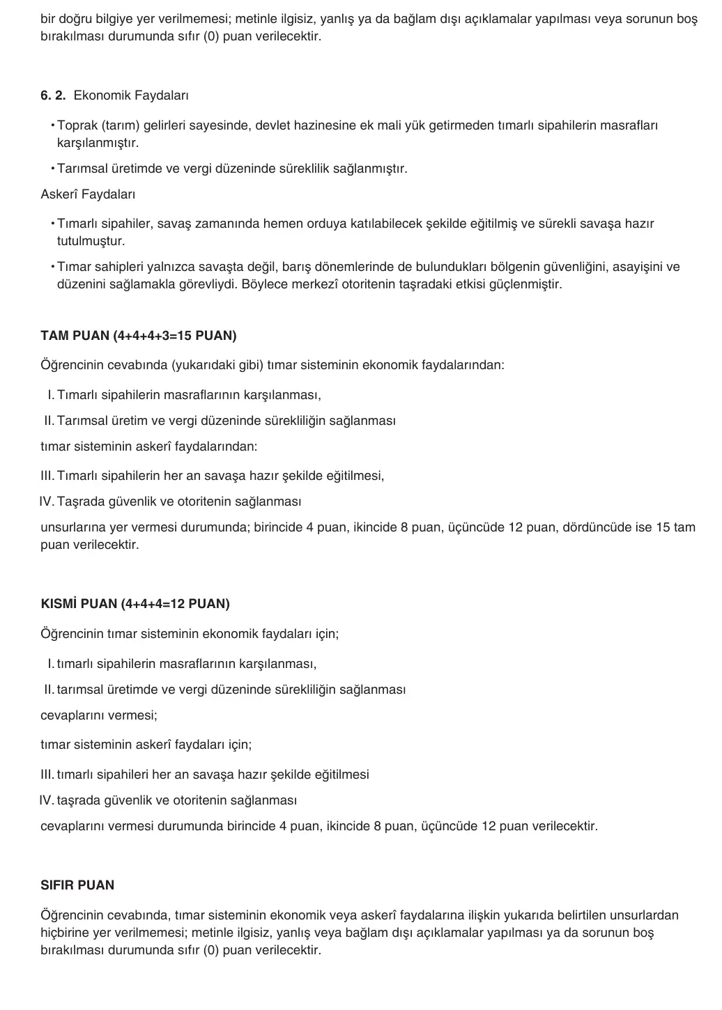 10. Sınıf Tarih 2025-2026 1. Dönem 2. Yazılı 6. Soru (Yazılıya Hazırlanıyorum) resmi çözüm görseli (2/2)