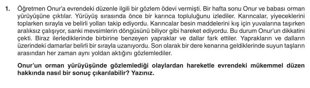 5. Sınıf Din Kültürü ve Ahlak Bilgisi 2025-2026 1. Dönem 2. Yazılı 1. Soru (Yazılıya Hazırlanıyorum) görseli
