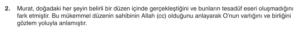 5. Sınıf Din Kültürü ve Ahlak Bilgisi 2025-2026 1. Dönem 2. Yazılı 2. Soru (Yazılıya Hazırlanıyorum) resmi çözüm görseli