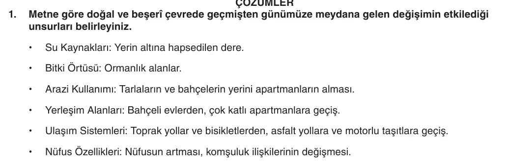 5. Sınıf Sosyal Bilgiler 2025-2026 1. Dönem 2. Yazılı 1. Soru (Yazılıya Hazırlanıyorum) resmi çözüm görseli