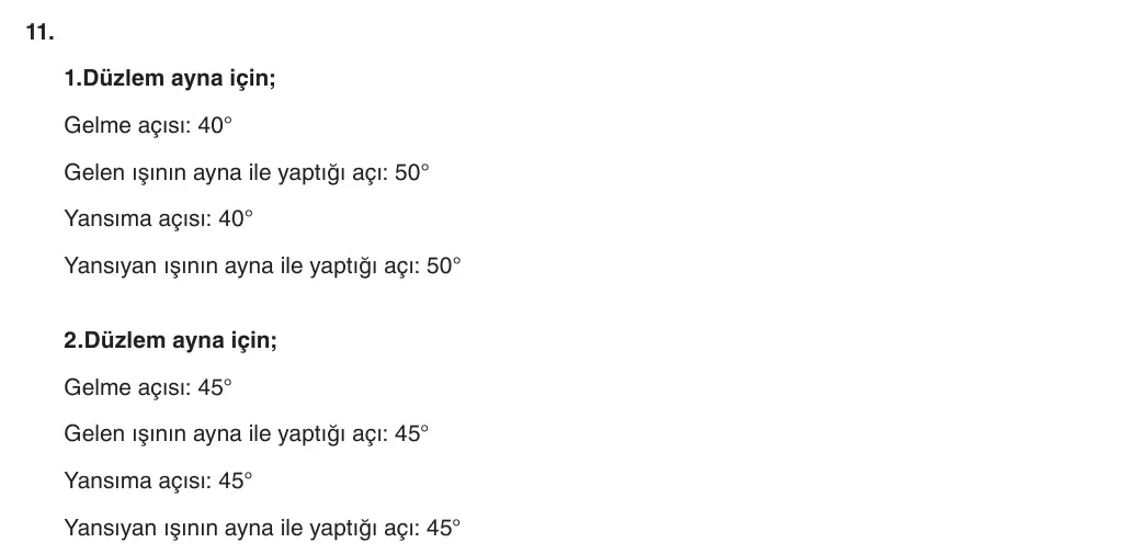6. Sınıf Fen Bilimleri 2025-2026 1. Dönem 2. Yazılı 11. Soru (Yazılıya Hazırlanıyorum) resmi çözüm görseli