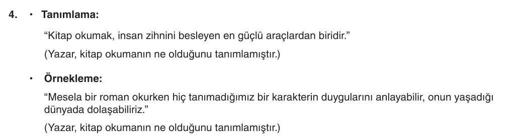 8. Sınıf Türkçe 2025-2026 1. Dönem 2. Yazılı 4. Soru (Yazılıya Hazırlanıyorum) resmi çözüm görseli