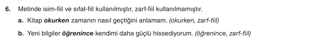 8. Sınıf Türkçe 2025-2026 1. Dönem 2. Yazılı 6. Soru (Yazılıya Hazırlanıyorum) resmi çözüm görseli