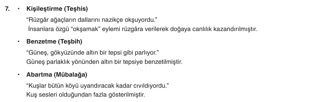 8. Sınıf Türkçe 2025-2026 1. Dönem 2. Yazılı 7. Soru (Yazılıya Hazırlanıyorum) resmi çözüm görseli