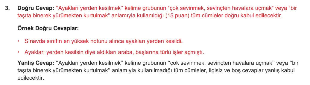 9. Sınıf Türk Dili ve Edebiyatı 2025-2026 1. Dönem 2. Yazılı 3. Soru (Yazılıya Hazırlanıyorum) resmi çözüm görseli