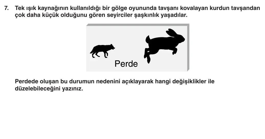 5. Sınıf Fen Bilimleri 2025-2026 2. Dönem 1. Yazılı 7. Soru (Yazılıya Hazırlanıyorum) görseli