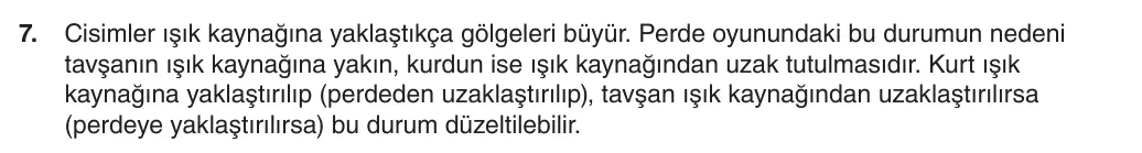 5. Sınıf Fen Bilimleri 2025-2026 2. Dönem 1. Yazılı 7. Soru (Yazılıya Hazırlanıyorum) resmi çözüm görseli