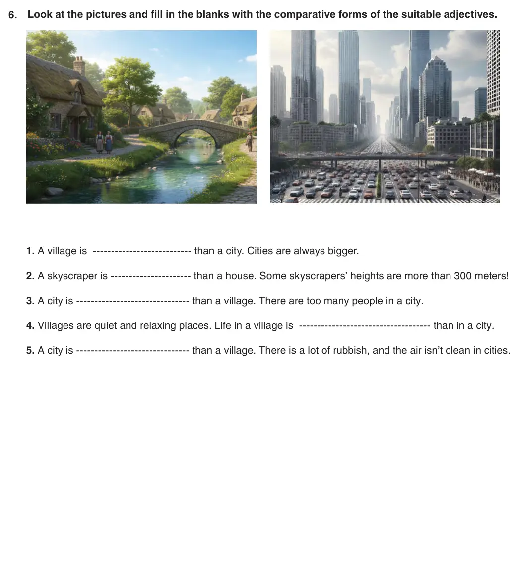 5. Sınıf İngilizce 2025-2026 2. Dönem 1. Yazılı 6. Soru (Yazılıya Hazırlanıyorum) görseli