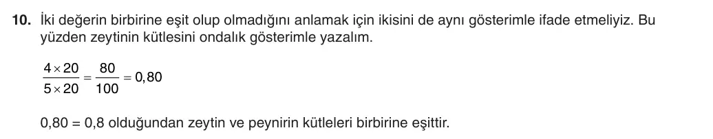 5. Sınıf Matematik 2025-2026 2. Dönem 1. Yazılı 10. Soru (Yazılıya Hazırlanıyorum) resmi çözüm görseli