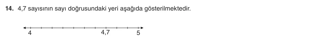 5. Sınıf Matematik 2025-2026 2. Dönem 1. Yazılı 14. Soru (Yazılıya Hazırlanıyorum) resmi çözüm görseli