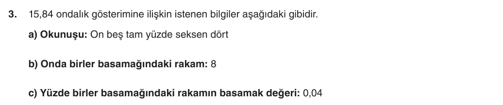 5. Sınıf Matematik 2025-2026 2. Dönem 1. Yazılı 3. Soru (Yazılıya Hazırlanıyorum) resmi çözüm görseli