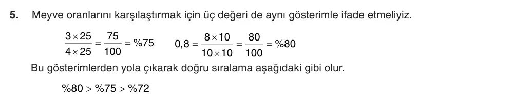 5. Sınıf Matematik 2025-2026 2. Dönem 1. Yazılı 5. Soru (Yazılıya Hazırlanıyorum) resmi çözüm görseli