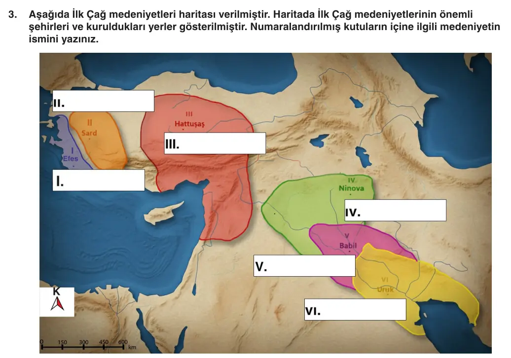 5. Sınıf Sosyal Bilgiler 2025-2026 2. Dönem 1. Yazılı 3. Soru (Yazılıya Hazırlanıyorum) görseli
