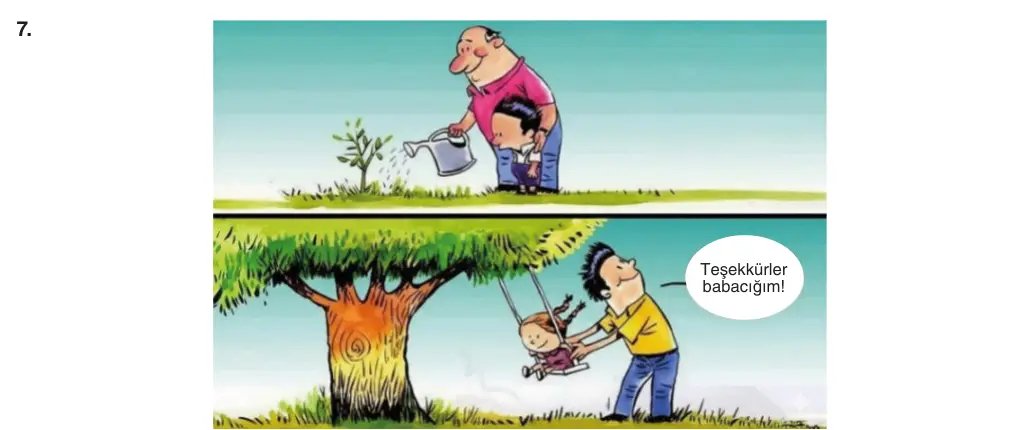 5. Sınıf Türkçe 2025-2026 2. Dönem 1. Yazılı 7. Soru (Yazılıya Hazırlanıyorum) görseli