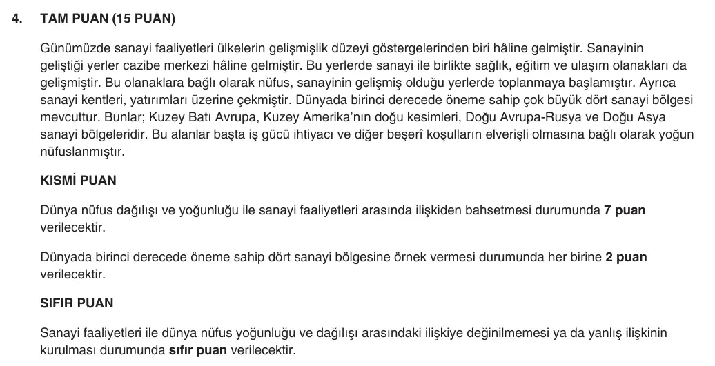 9. Sınıf Coğrafya 2025-2026 2. Dönem 1. Yazılı 4. Soru (Yazılıya Hazırlanıyorum) resmi çözüm görseli