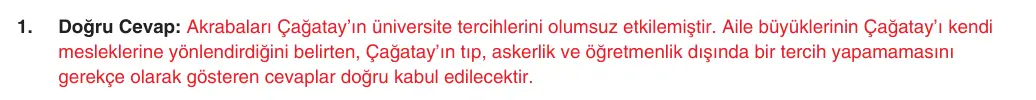 9. Sınıf Türk Dili ve Edebiyatı 2025-2026 2. Dönem 1. Yazılı 1. Soru (Yazılıya Hazırlanıyorum) resmi çözüm görseli
