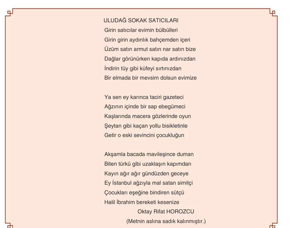 9. Sınıf Türk Dili ve Edebiyatı 2025-2026 2. Dönem 1. Yazılı 6. Soru (Yazılıya Hazırlanıyorum) görseli (2/2)