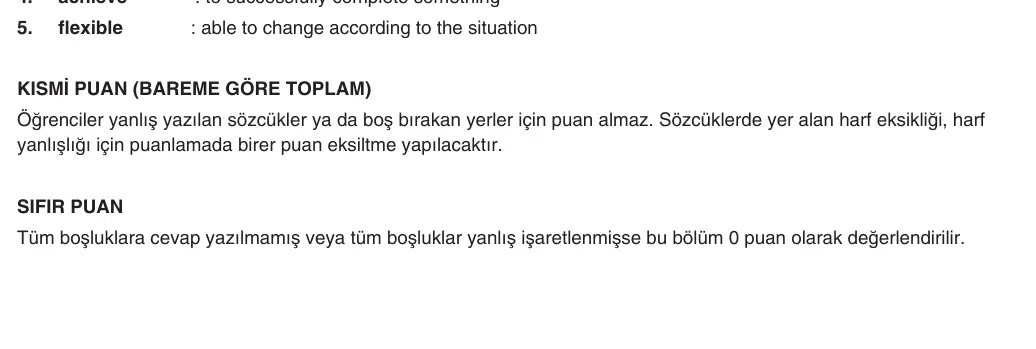 9. Sınıf İngilizce 2025-2026 2. Dönem 1. Yazılı 5. Soru (Yazılıya Hazırlanıyorum) resmi çözüm görseli (1/3)