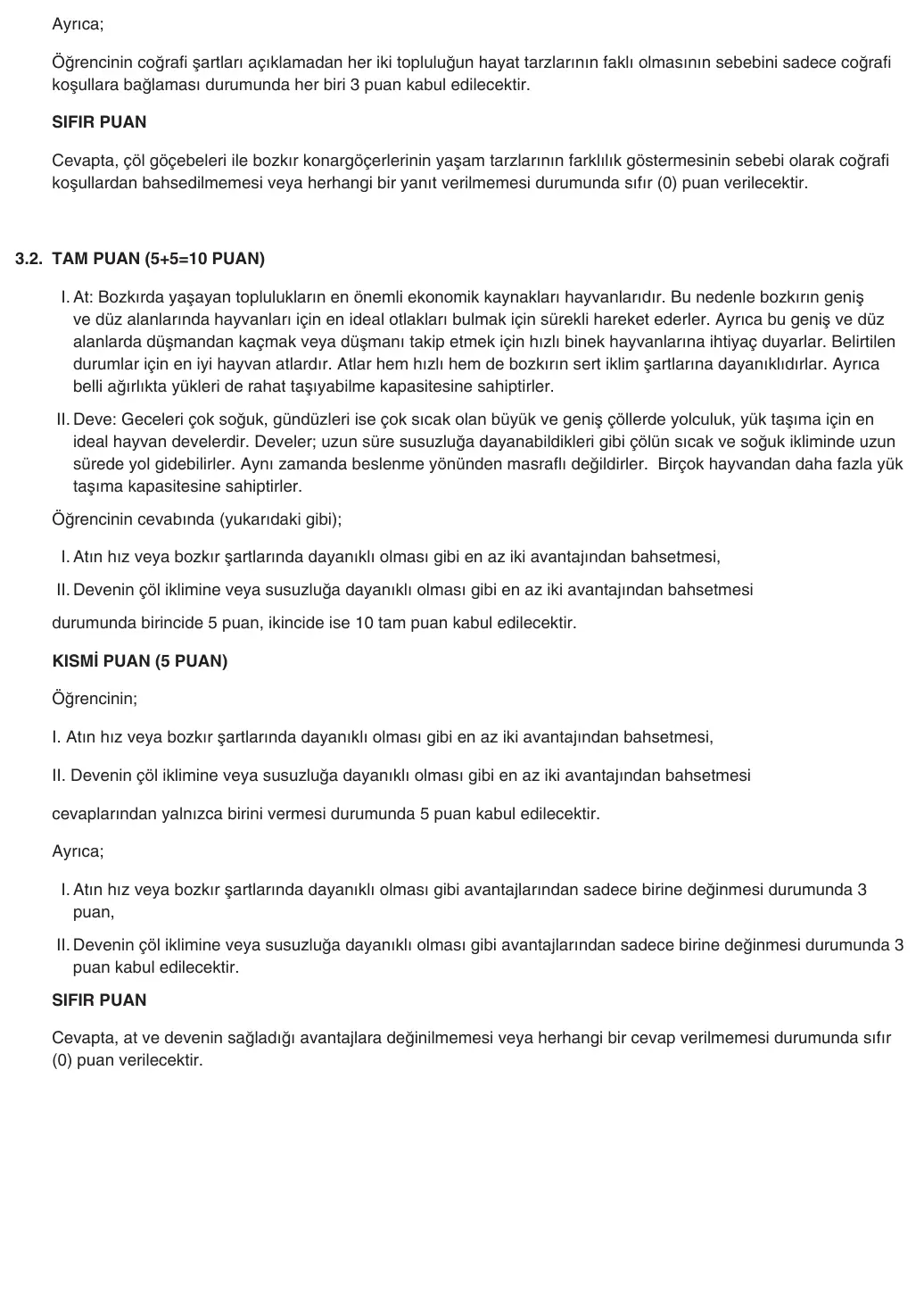 9. Sınıf Tarih 2025-2026 2. Dönem 1. Yazılı 3. Soru (Yazılıya Hazırlanıyorum) resmi çözüm görseli (2/2)