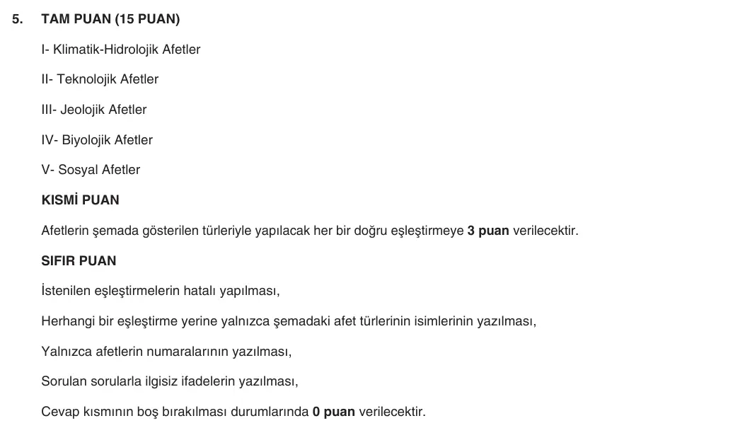 9. Sınıf Coğrafya 2025-2026 2. Dönem 2. Yazılı 5. Soru (Yazılıya Hazırlanıyorum) resmi çözüm görseli