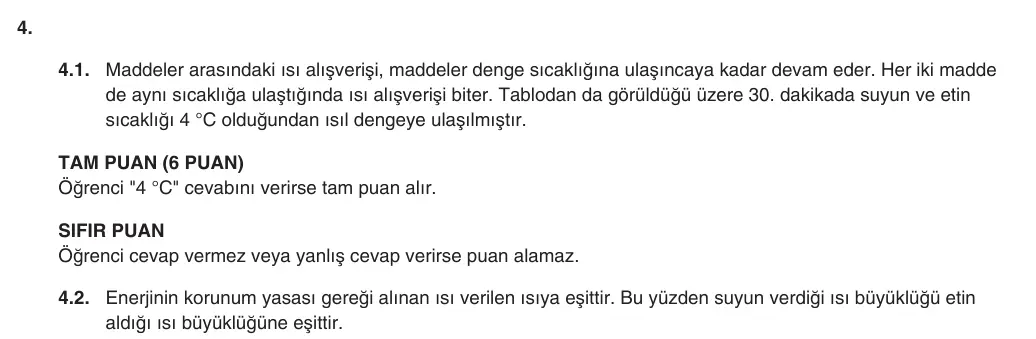9. Sınıf Fizik 2025-2026 2. Dönem 2. Yazılı 4. Soru (Yazılıya Hazırlanıyorum) resmi çözüm görseli (1/2)