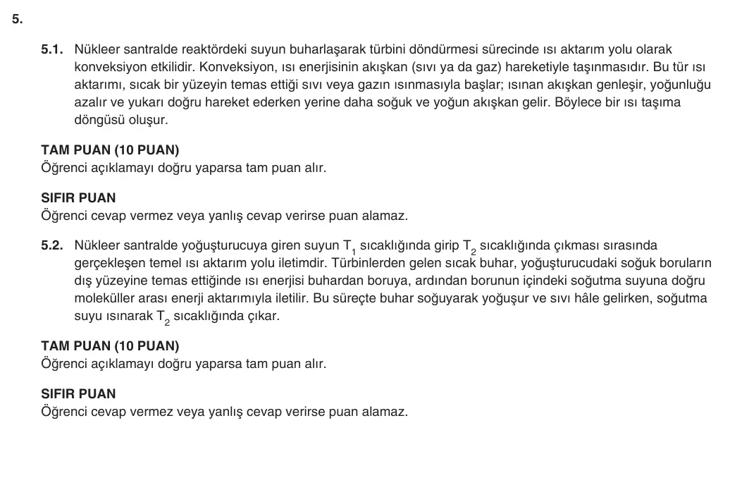 9. Sınıf Fizik 2025-2026 2. Dönem 2. Yazılı 5. Soru (Yazılıya Hazırlanıyorum) resmi çözüm görseli